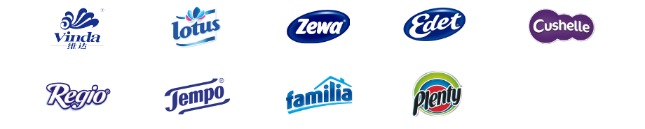 Consumer Tissue &ndash; Examples of brands (logos)