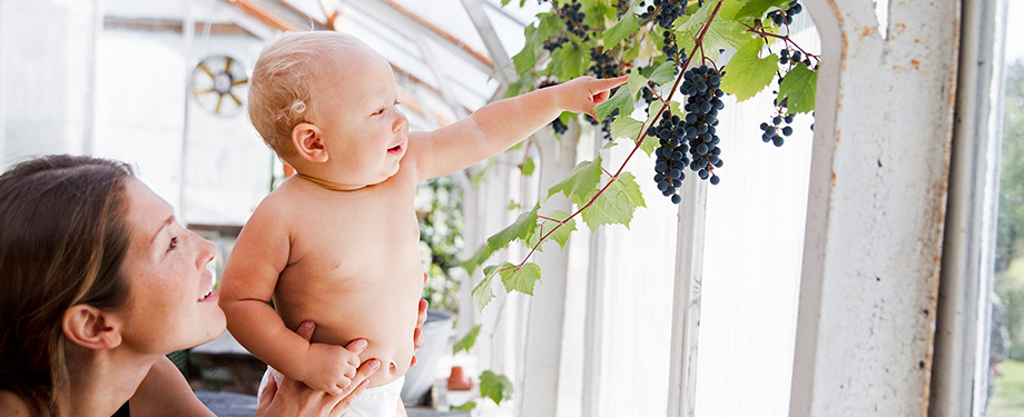 Woman with a baby (photo)