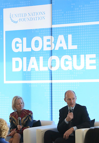 Magnus Groth, President and CEO of Essity, at the UN Foundation&rsquo;s annual dialogue (photo)