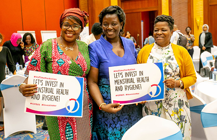 Members of the Global Menstrual Collective (photo)