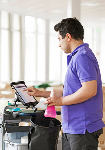 Tork EasyCube enables data-driven cleaning. (photo)