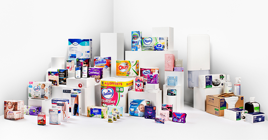 Essity product selection (photo)