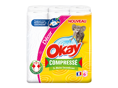 New Okay&reg; Compressed household towels (photo)